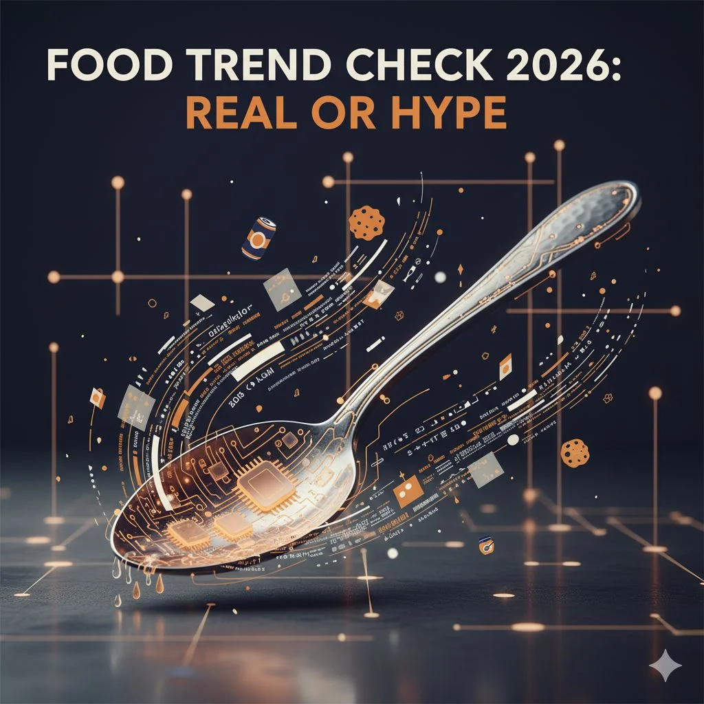 Food Trend Check 2026 report - Data-driven analysis separating real food trends from industry hype